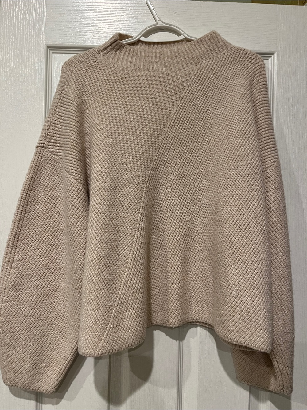 Simply Vera Vera Wang Cream Knit Turtleneck Sweater